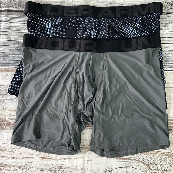 Under Armour UA Tech Boxerjock 2-Pack – Men’s Boxer Briefs – 6” Inseam SZ XL - Picture 3 of 8